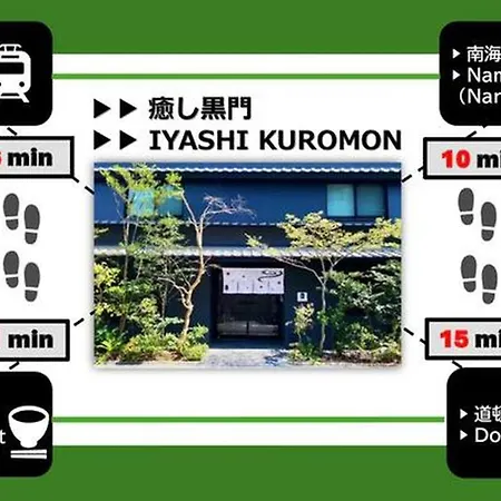 大阪市癒し黒門本館201アパートメント エクステリア 写真